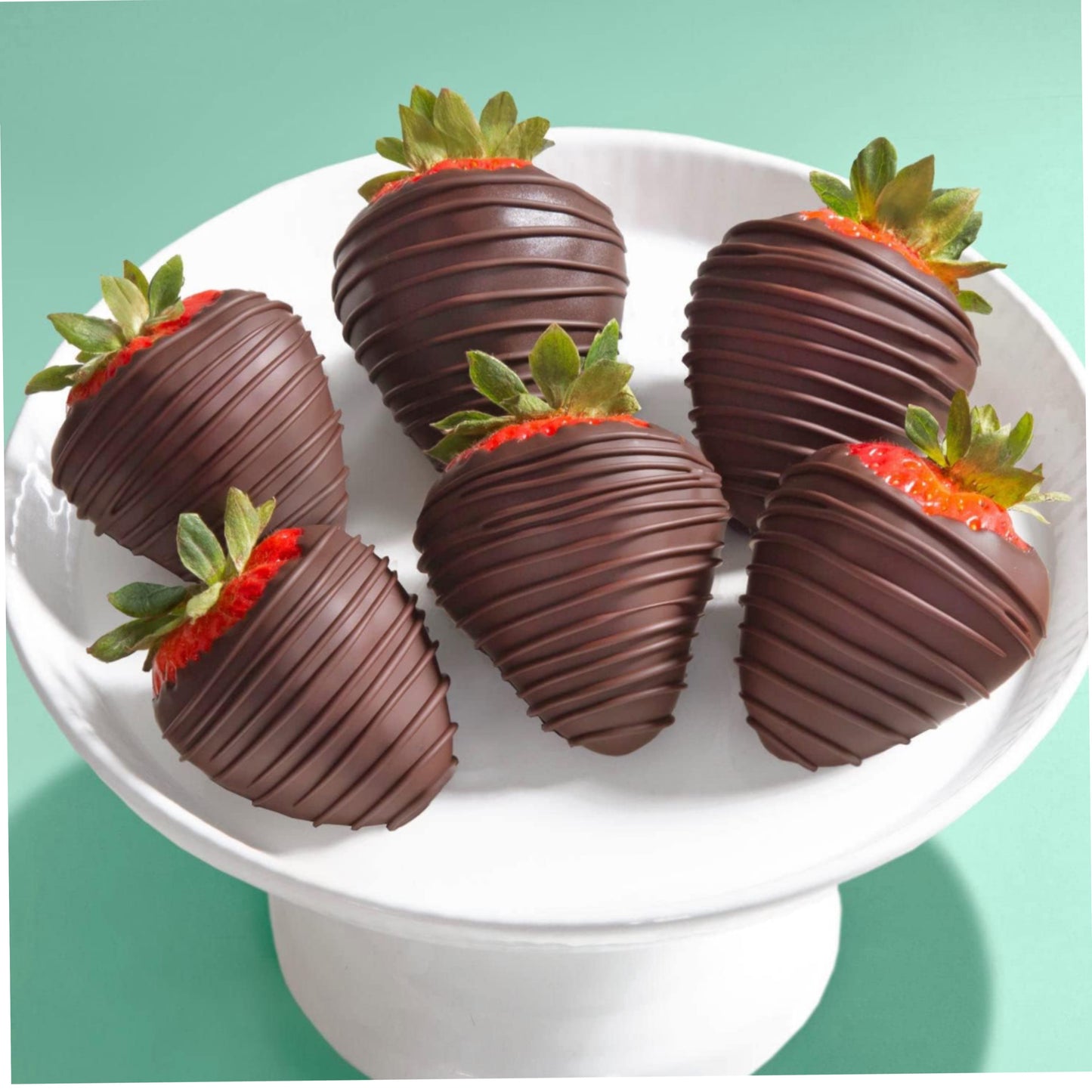 6 Chocolate Cover Strawberries