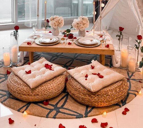 Romantic indoors Picnic for two